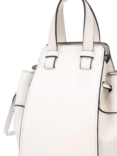 Shop Loewe Hammock Mini Bag In White