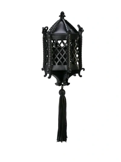 Shop Oscar De La Renta 'lantern' Handtasche In Black