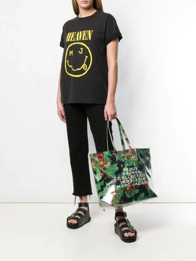 Shop Marc Jacobs Redux Grunge Fruit Tote In Green
