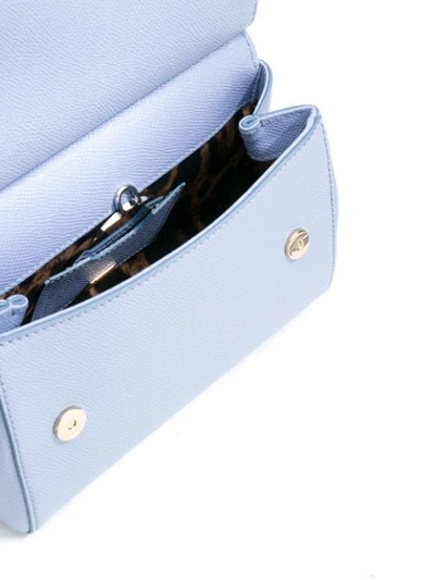 Shop Dolce & Gabbana Sicily Mini Bag - Blue