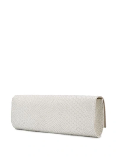 Shop Giuseppe Zanotti Lorelai Clutch In White