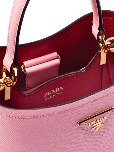 Shop Prada Double Medium Bag In Pink