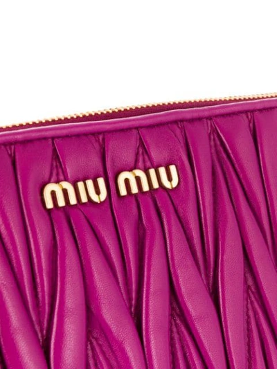 Shop Miu Miu Quilted Crossbody Bag In F0592 Dalia