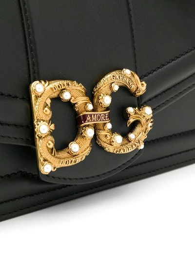 Shop Dolce & Gabbana Logo Tote Bags In Black