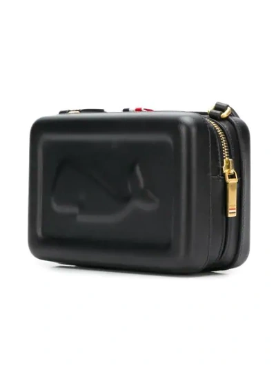 Shop Thom Browne Molded Whale Crossbody Bag In Black
