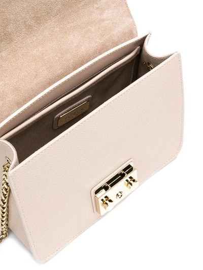 Shop Furla 'metropolis' Umhängetasche In Neutrals