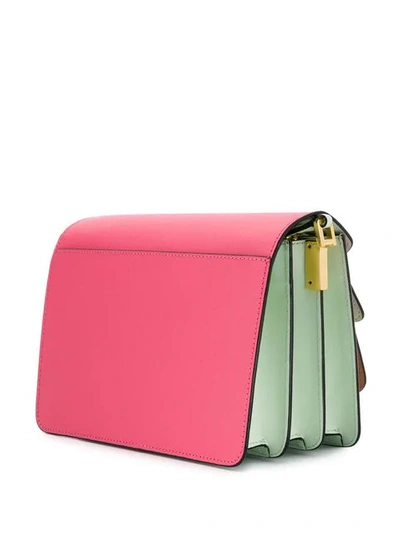 Shop Marni Medium Trunk Shoulder Bag In Pink