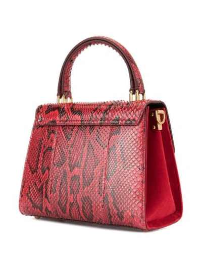 Shop Dolce & Gabbana Mini Welcome Bag In Red
