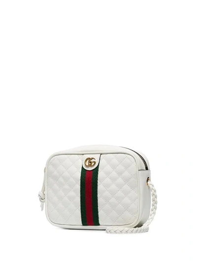 Shop Gucci White Gg Small Quilted In 9180 White