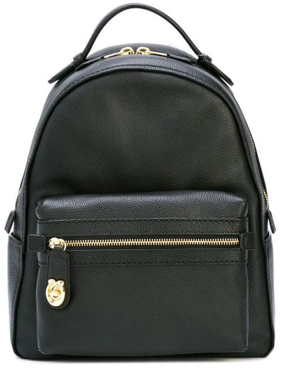 Shop Coach Campus Backpack In Black