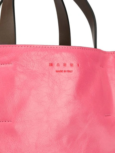 Shop Marni Museo Tote Bag In Red