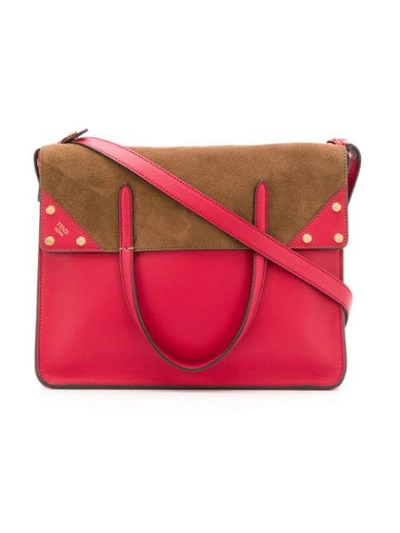 Shop Fendi Flip Tote Bag In Red