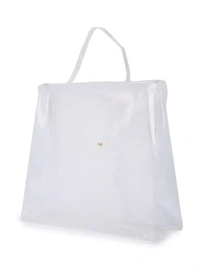 Shop Amélie Pichard Logo Souvenir Bag In White