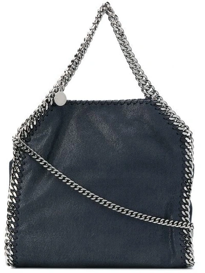 Shop Stella Mccartney Falabella Shoulder Bag In Blue