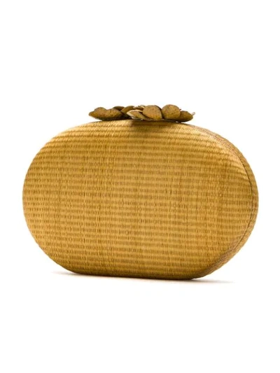 Shop Isla Raffia Clutch - Brown