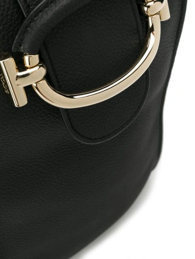 Shop Tod's Tt Ring Bucket Bag In Black