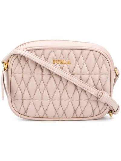 Shop Furla Cometa Crossbody Bag In Neutrals