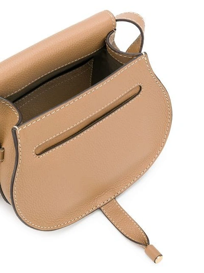Shop Chloé Marcie Shoulder Bag In Nr20c Nut