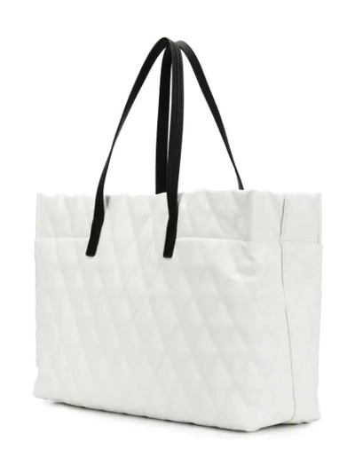 Shop Givenchy Quilted Tote Bag In White