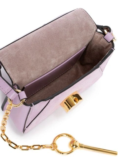 Shop Jw Anderson Lilac Nano Keyts Bag In Purple