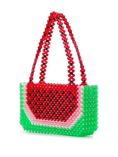 Shop Susan Alexandra Watermelon Dream Tote Bag In Red