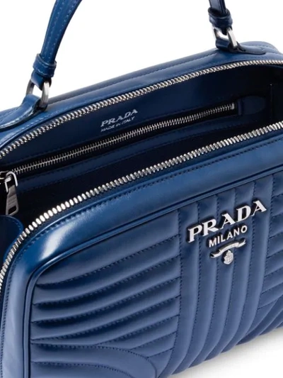Shop Prada Diagramme Bag - Blue