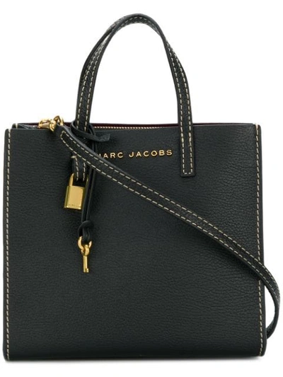 Shop Marc Jacobs The Grind Mini Tote In Black