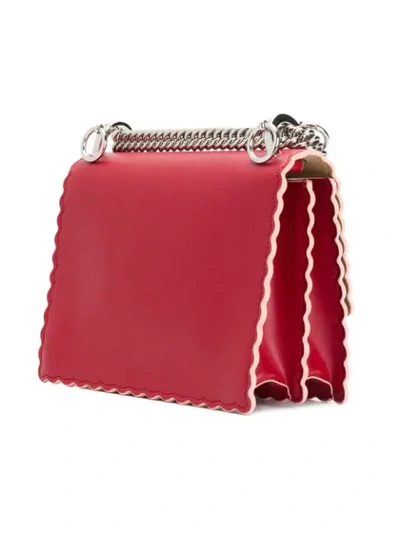 Shop Fendi Kan I Small Bag In Red