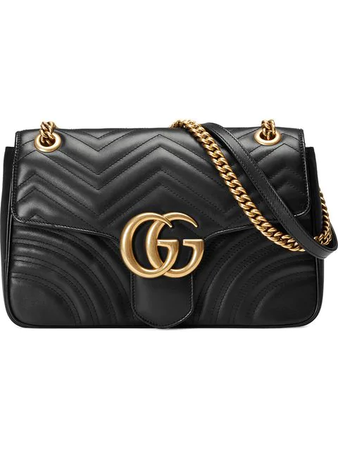 gucci all black bag