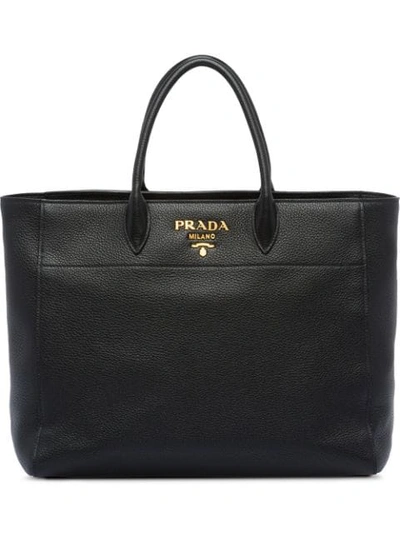 Shop Prada Classic Tote - Black