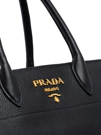 Shop Prada Classic Tote - Black