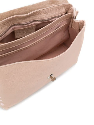 Shop Zanellato Postina Shoulder Bag In Pink