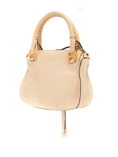 Shop Chloé Marcie Tote In Neutrals