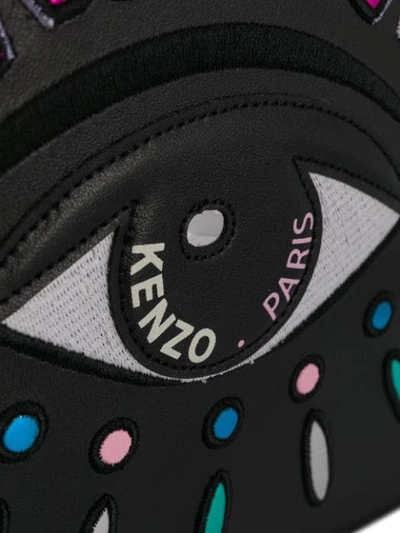 Shop Kenzo Eye Clutch Bag - Black