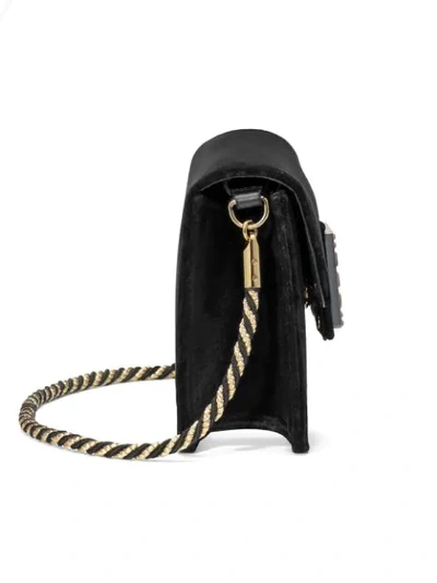 Shop Gucci Black Shoulder Bag With Square G