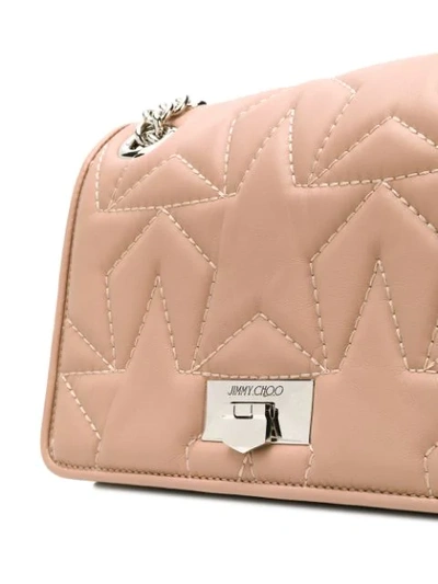 Shop Jimmy Choo Helia Shoulder Bag In Pink
