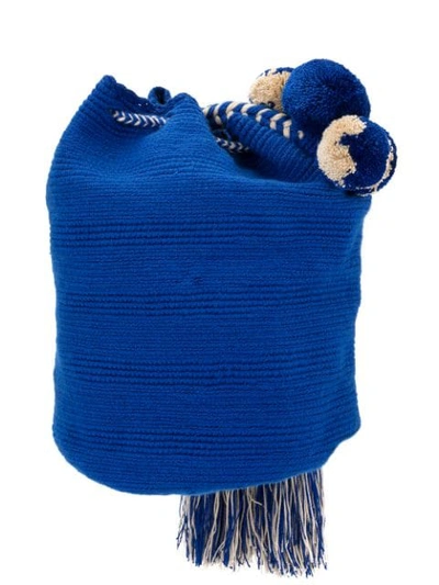 Shop Soraya Hennessy Mini 'mochila' Beuteltasche - Blau In Blue