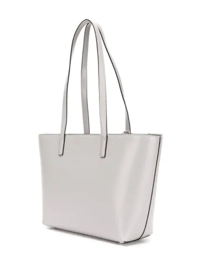 Shop Dkny Shopping Tote Bag In Grey