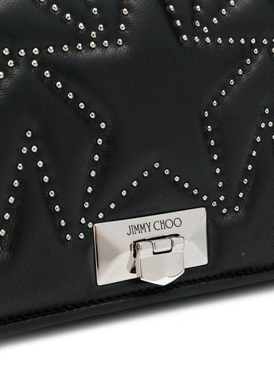 Shop Jimmy Choo Helia Clutch In Black