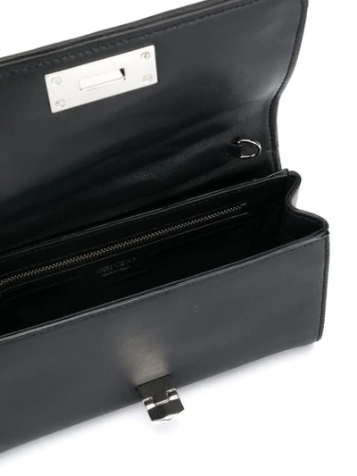 Shop Jimmy Choo Helia Clutch In Black