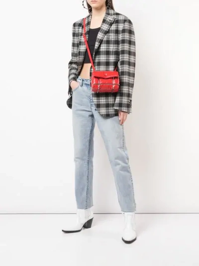 Shop Alexander Wang Halo Crossbody Bag In Red