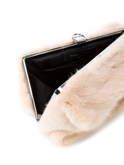 Shop Proenza Schouler Asymmetrical Frame Clutch In Pink