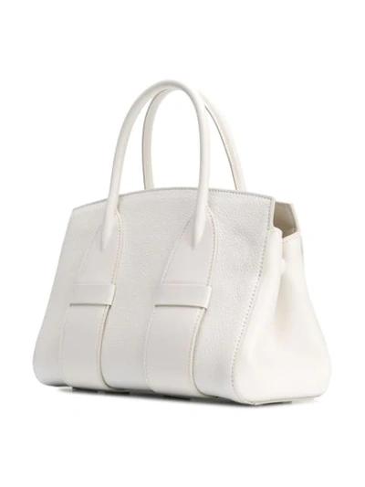 Shop Miu Miu 'madras' Handtasche In White