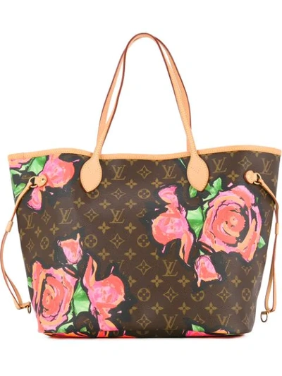 Pre-owned Louis Vuitton Neverfull Mm Tote Bag In Brown