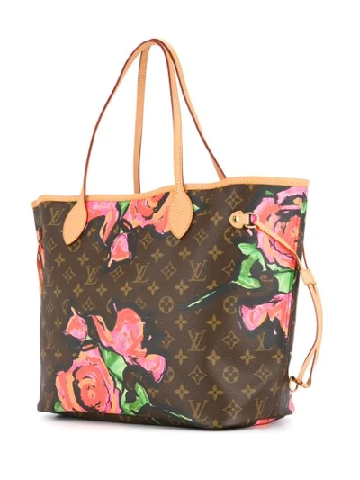 Pre-owned Louis Vuitton Neverfull Mm Tote Bag In Brown