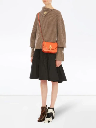 Shop Jw Anderson Midi Keyts Bag In Orange