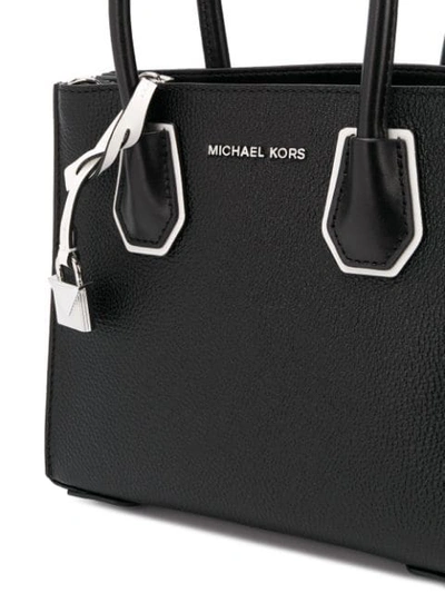Shop Michael Michael Kors Mercer Tote In Black