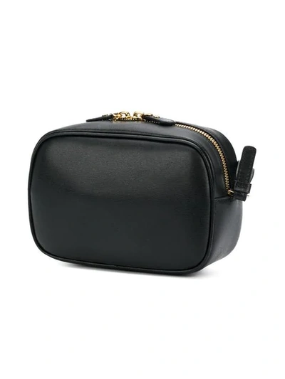 Shop Ferragamo Gancio City Camera Bag In Black