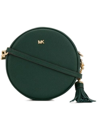 Shop Michael Michael Kors Canteen Crossbody Bag In Green