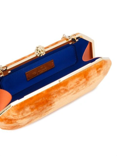 Shop Tyler Ellis Small Perry Clutch In Yellow